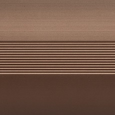 Порог (стык) Русский профиль  разноуровневый анодированный, 20*1800 мм, Шампань матовая