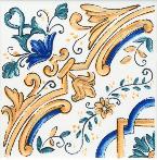 Вставка Kerama Marazzi STG/A484/1146H Капри майолика 9,8x9,8x7