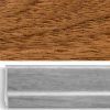 Плинтус шпонированный Pedross Орех 80x20, 1 м.п.