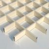 Грильято профиль (подвесной потолок) Албес, 75x75х40х10мм со стандартной одинаковой ячейкой "папа" 0,4мм