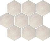 Керамогранит Kerama Marazzi SG1004N Тюрен серый светлый, полотно 37х31 из 9 частей 12х10,4 12х10,4х7, 1 кв.м.
