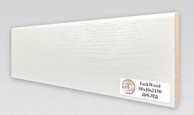 Плинтус МДФ TeckWood цветной прямой 80х10мм Дуб Лёд, 1 м.п.