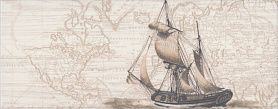 Декор Kerama Marazzi 7151/3F Кампанелла Корабль 20х50х8