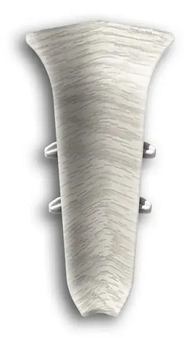 Угол внутренний для плинтуса Идеал Классик-70,К-П70-В 230 Дуб айсберг, 70 мм