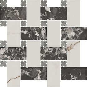 Декор Kerama Marazzi ID163 Риальто 3 наборный матовый 43,5x43,5x0,9