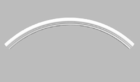 Радиус Decomaster 897010-120 40х18х640х600