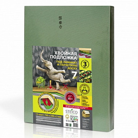 Подложка хвойная Steico Underfloor 3 мм под паркетную доску и ламинат (7 м² в упаковке), 1 м²