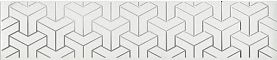 Бордюр Kerama Marazzi AD/A569/6397 Ломбардиа белый 25x5,4