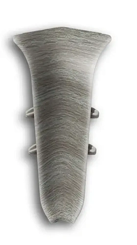 Угол внутренний для плинтуса Идеал Классик-70,К-П70-В 210 Дуб пепельный, 70 мм