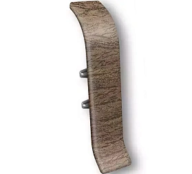 Соединитель для плинтуса Идеал Классик-70, К-П70-С (пластиковый с кабель-каналом) 291 Орех 70мм