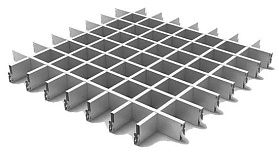 Грильято профи профиль несущий L=2400мм металлик