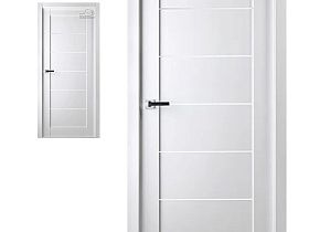 Межкомнатная дверь полипропилен  Belwooddoors Мирелла Бьянко нобиле, глухое полотно