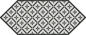 Плитка из керамогранита Kerama Marazzi HGD/A484/35006 Декор Келуш 5 черно-белый 14x34x6,9