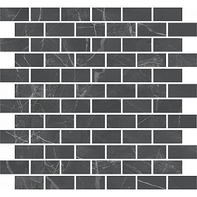 Декор Kerama Marazzi MM13106 Буонарроти серый темный мозаичный 32x30