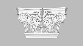 Капитель Decomaster DK-82201 147х214х57мм