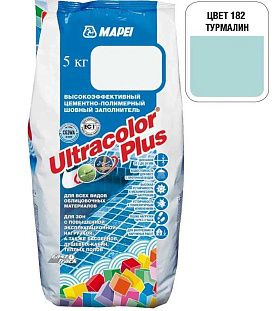 Затирка для швов Ultracolor Plus №182 Турмалин 5 кг