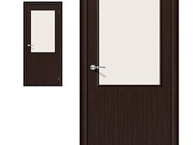 Межкомнатная дверь Браво Финиш Флекс Gost Гост-13 Л-13 (Венге) Magic Fog без усиления