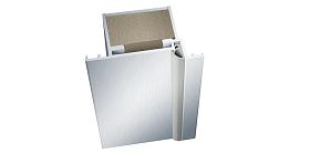 Дверная коробка для дверей INVISIBLE из алюминиевого профиля закрытого типа с уплотнителем под покраску и отделку