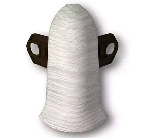 Угол наружный для плинтуса Идеал Классик-85, К-П85-Нк 230 Дуб айсберг, 85мм