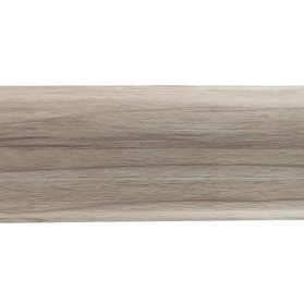 Напольный плинтус Идеал Классик К-П70п (пластиковый с кабель-каналом) 263 Клен северный, 2200мм/70мм/22мм, 1 м.п.