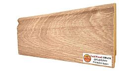 Плинтус МДФ TeckWood фигурный 100х16мм Дуб Дублин, 1 м.п.