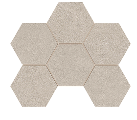 Мозаика Estima Luna LN01/TE01 Hexagon 28,5x25 Неполированный