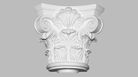 Капитель Decomaster 90018-1 360х360х300мм