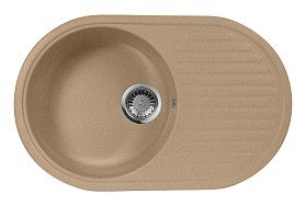 Мойка кухонная AquaGranitEx M-18 (302) песочный