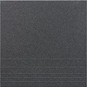 Ступень Уральский гранит Матовая 30x30x8 UF004M STAGE Асфальт Моноколор (1.35м²/уп), 1 кв.м.