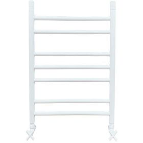 Полотенцесушитель водяной Ника CLASSIC 60x40 RAL9016, белый матовый с вентилями (комплект люкс)