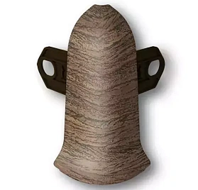 Угол наружный для плинтуса Идеал Классик-85, К-П85-Нк 291 Орех, 85мм