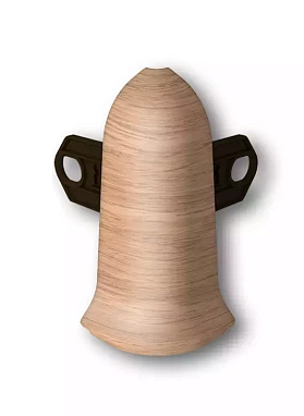 Угол наружный для плинтуса Идеал Классик-70, К-П70-Нк 201 Дуб, 70 мм