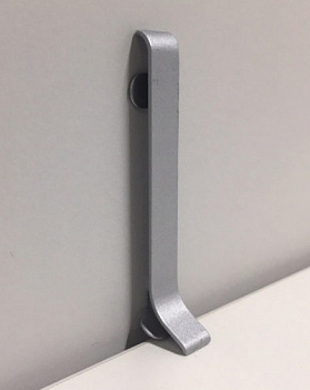 Соединитель Русский профиль из алюминия для алюминиевого плинтуса 100 мм, серебро