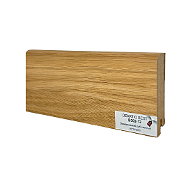 Плинтус МДФ DeArtio Best B302-12 Скандинавский дуб светлый 80х16х2050, 1 м.п.