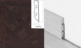 Плинтус Quick-Step QSSK 58х12мм 01549 Версаль темный, 1 м.п.