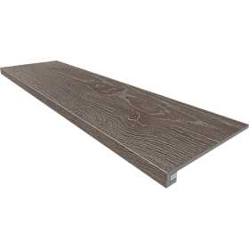 Комплект Estima Kraft Wood (Ступень KW03 (33x120) структур. (прямоугол. бортик) без насечек + Подступенок (14,5x120))