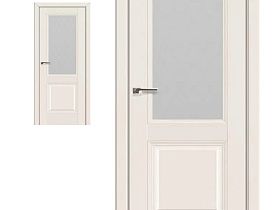 Межкомнатная дверь Profil Doors экошпон серия U 67.2U Магнолия сатинат полотно со стеклом ромб