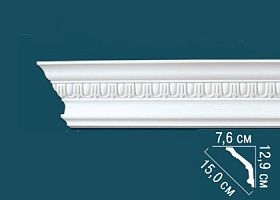 Карниз Перфект с рисунком АА095 76х129х2400 мм, 1 м.п.