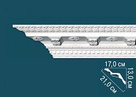 Карниз Перфект с рисунком АА317 170х130х2400 мм, 1 м.п.