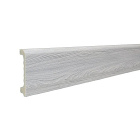 Напольный плинтус ТД Меридиан P2-137 N с тиснением, 15х80х2400 мм, 1 м.п.