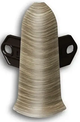 Угол наружный для плинтуса Идеал Классик-70, К-П70-Нк 208 Дуб мокко, 70 мм