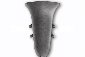 Угол внутренний для плинтуса Идеал Классик-55, К-П55-В 548 Лофт серый, 55мм