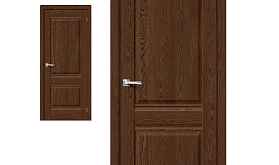 Межкомнатная дверь Браво Эко Шпон Прима-2 Brown Dreamline