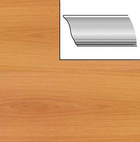 Карниз для ПВХ дверей Браво П-12, П-32 Миланский орех