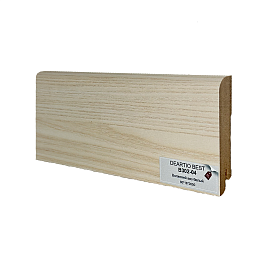 Плинтус МДФ DeArtio Best B302-04 Волжский вяз белый 80х16х2050, 1 м.п.