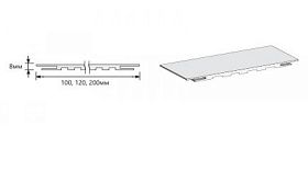 Добор "Т" для дверей Браво, Milk Oak (Модерн)