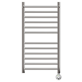 Полотенцесушитель электрический Point PN10158SPE П11 500x800 с полкой левый/правый, хром