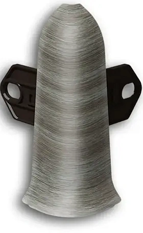 Угол наружный для плинтуса Идеал Классик-70, К-П70-Нк 210 Дуб пепельный, 70 мм