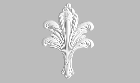 Фрагмент орнамента Decomaster 66126 160х225х18мм