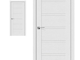 Межкомнатная дверь Браво Легно-28 Virgin, стекло Magic Fog